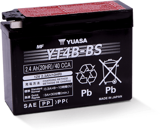 Yuasa Battery YUAM62T4B YSA Maintenance Free Battery