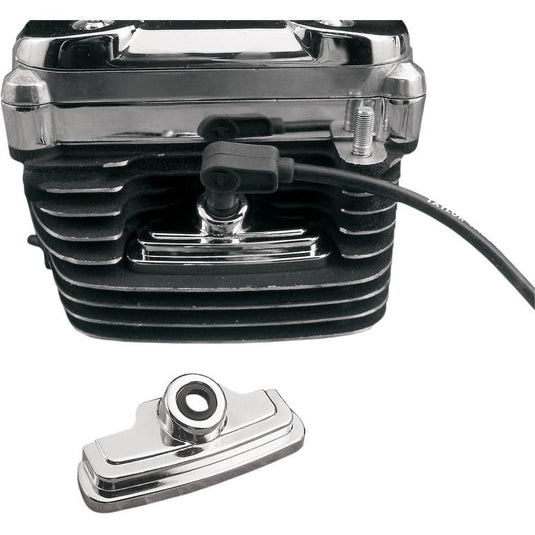 Drag Specialties DS-305003 Chrome Headbolt/Spark Plug Covers