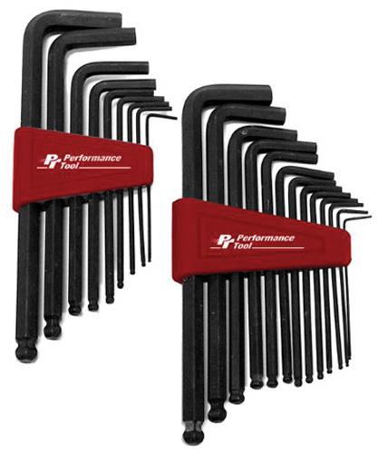 Performance Tools W80280 22 Piece Ball End Hex Key Set