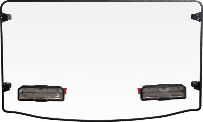 Seizmik 50-54921KIT Toolless Versa-Vent Windshield - Hard Coated Polycarbonate