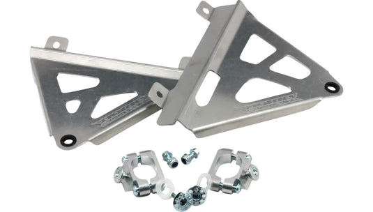 Works Connection 18-073 Radiator Brace - Silver