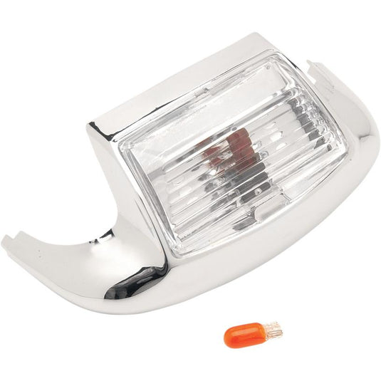 Drag Specialties 2040-0587 Rear Fender Tip Light - LED with Smoke Lens