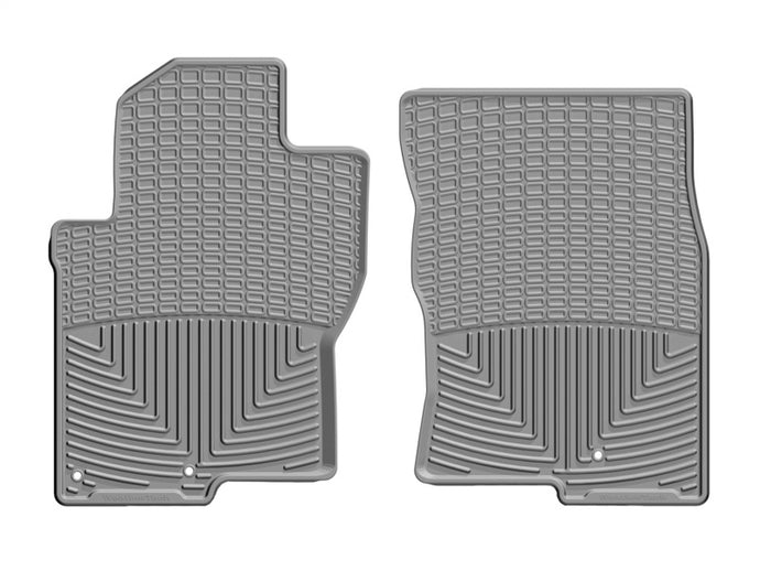 Weathertech W458GR WT Rubber Mats - Front - Grey