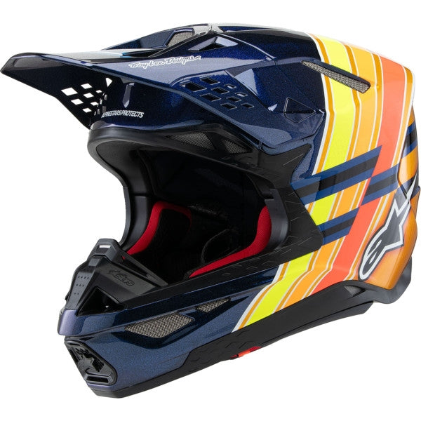 Load image into Gallery viewer, Gloss Dark Blue/Orange/Yellow/Fluo Red
