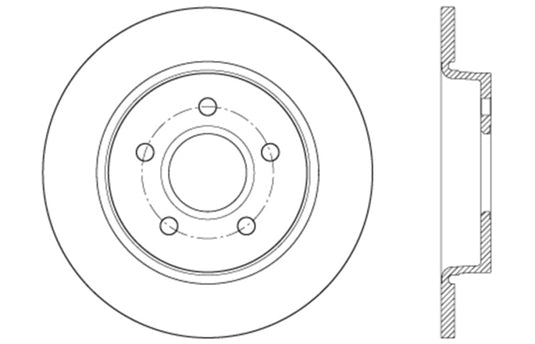 Stoptech 127.61099R ST Slot & Drill Brake Rotors