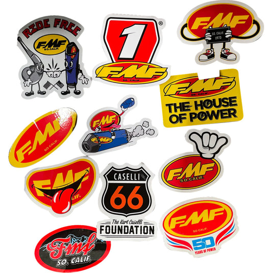 Fmf Racing 012518 Sticker Go Fast Have Fun Decal Pack