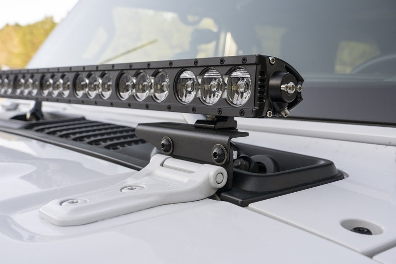 Load image into Gallery viewer, Rugged Ridge 11232.71 RUG Cowl Hood Vent Covers
