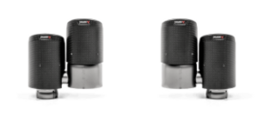Akrapovic TP-CT/48 AKR Tail Pipe Set - Carbon
