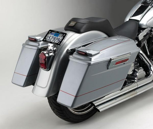 Cycle Visions CV-7201 Bagger-Tail for Softail - Black Bag Mounts