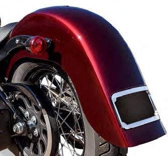 Klock Werks KWF-02-0391 Smooth Rear Fender - 4in. Stretched