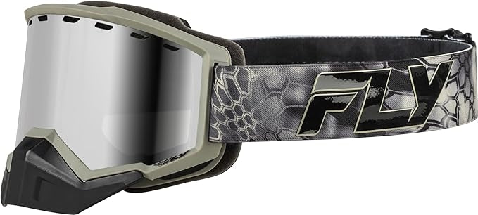 Black/Gray / Silver Mirror/Smoke Lens
