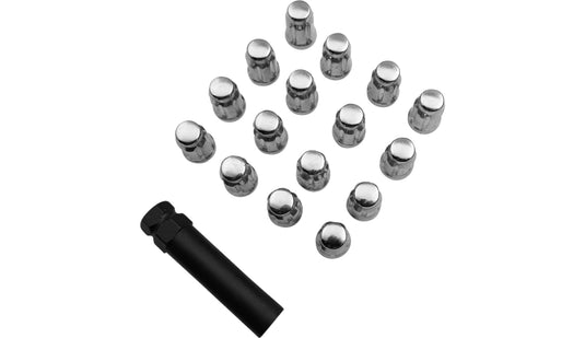 Moose Utility SPMO3807L4 Lug Nut - Splined - 12mm x 1.50 - Chrome - 16pk.