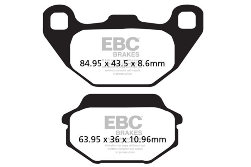 Load image into Gallery viewer, Ebc Powersports SFA321 EBC FA-SFA-X Brake Pads
