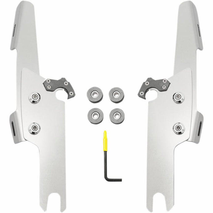 Memphis Shades MEK2017 No-Tool Trigger-Lock Mount Kit for Memphis Shades Fats/Slim Windshields - Polished