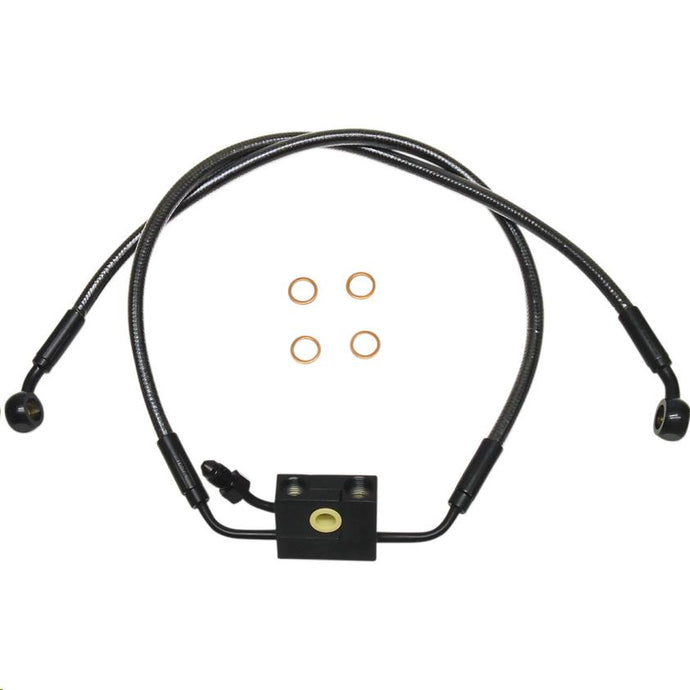 Magnum AS47019 Black Pearl Designer Series ABS Front Lower Brake Line Kit