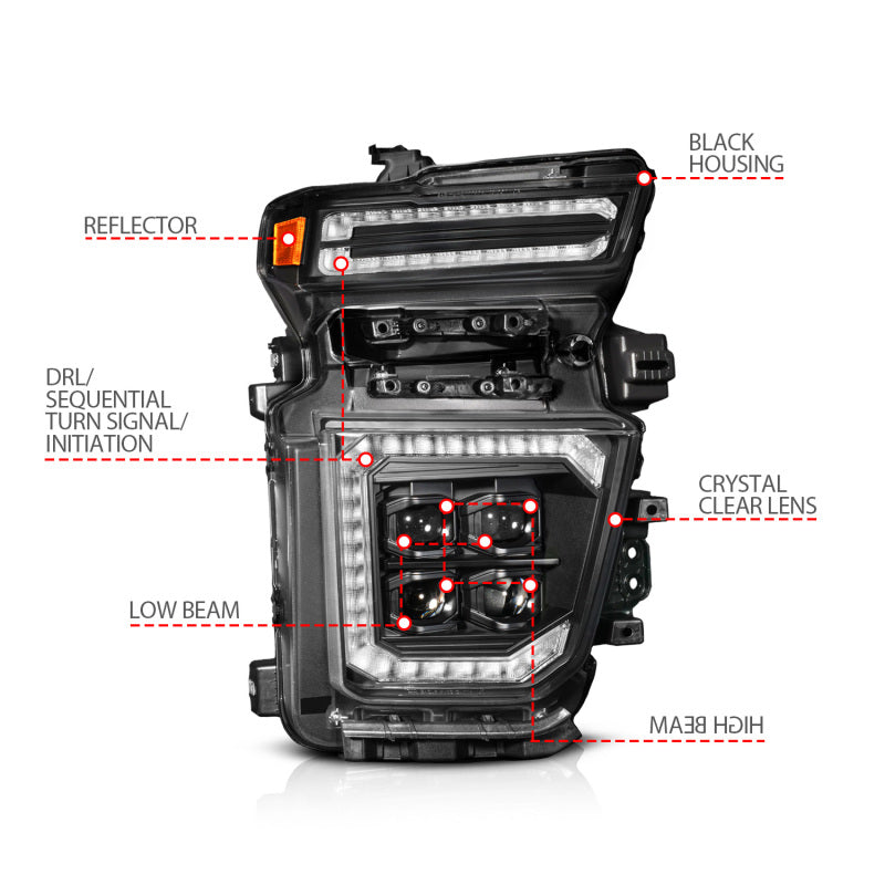 Load image into Gallery viewer, Anzo 111619X-R ANZ LED/Projector Headlights
