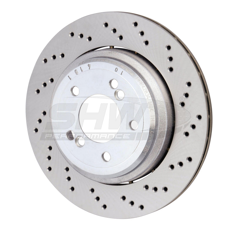 Load image into Gallery viewer, Shw Performance BRR42834 SHW Drilled Lightweight Rotors
