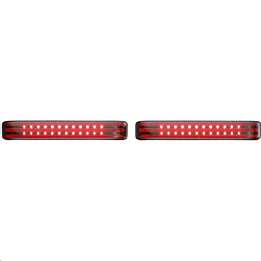 Custom Dynamics PB-SBSEQ-HD-CS Probeam Sequential LED Saddlebag Light - Chrome With Smoke  Lens