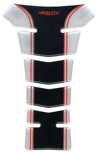 Harris Grips 13902-NB EVO Puzzle Tank Protector - Black/White