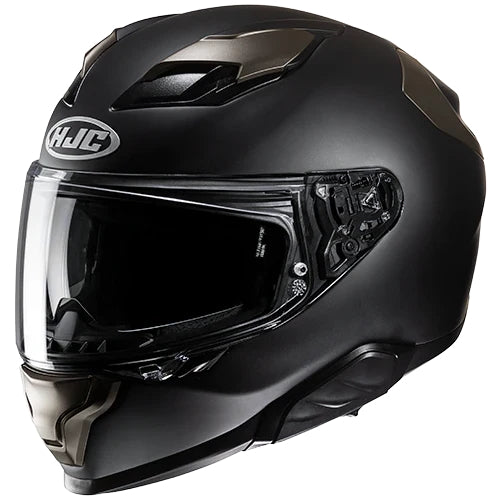 Hjc F71 Solid Helmet (Medium, Semi Flat Black Titanium)