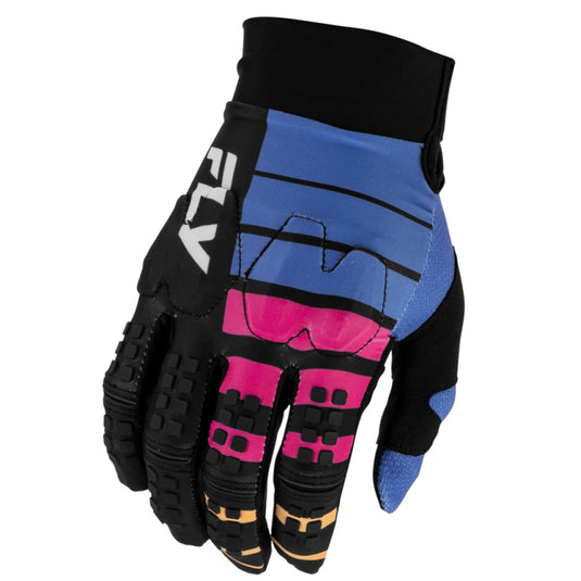 Fly Racing Evolution DST Bolt Gloves (Small, Black/Blue/Multi)