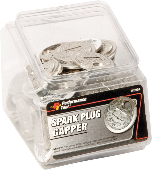 Performance Tools W3204 Spark Plug Gapping Tool with Fish Bowl Counter Display - 50/pk