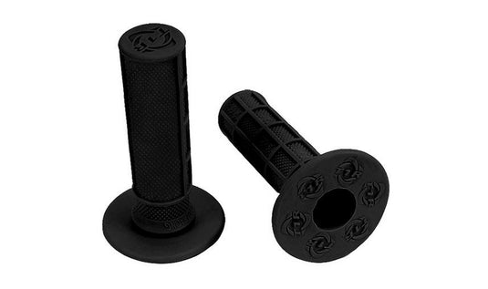 Torc1 Racing 3000-0200 Hole Shot MX Grips - 1/2 Wafflle - Soft - Black