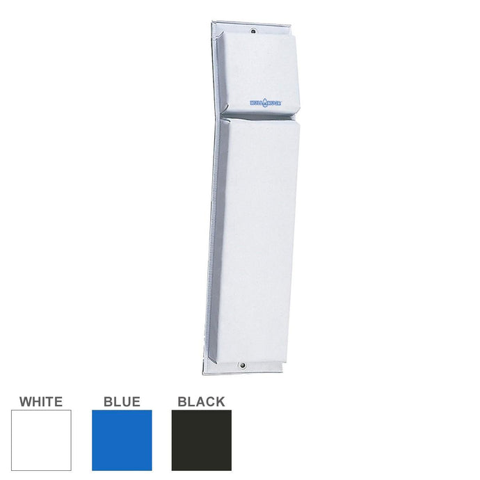 Kwik Tek HH-30CW Hull Hugr Contour Fender - White - 30in. x 6in. x 4in.