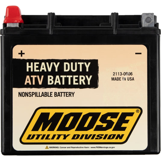 Moose Utility MOOM720GHA Factory-Activated AGM Maintenance-Free Battery - GYZ20H-A