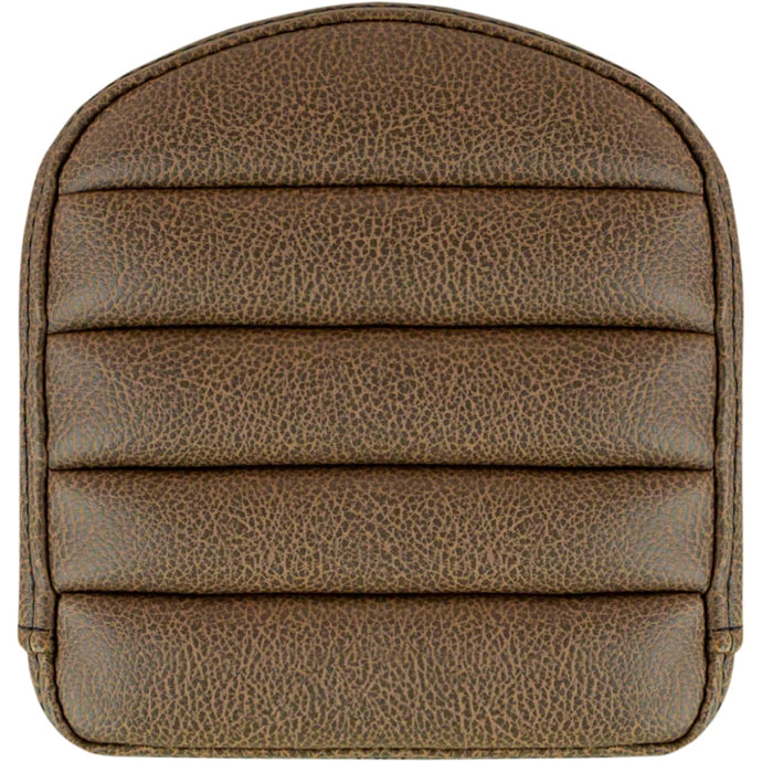 Saddlemen 040846BR Gravestone Sissy Bar Pad for Step-Up RS Seats - Brown - 6.5in. x 6.5in.