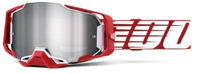 Oversized Deep Red / Clear Lens