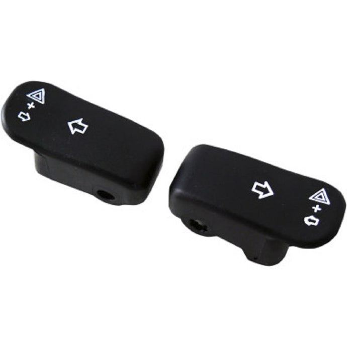 Drag Specialties 2106-0366 Turn Signal Switch Extensions - Black