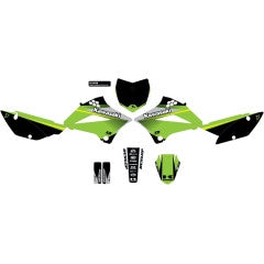 Dcor 20-20-070 COR 9 Kawasaki Complete Graphic Kit - Black