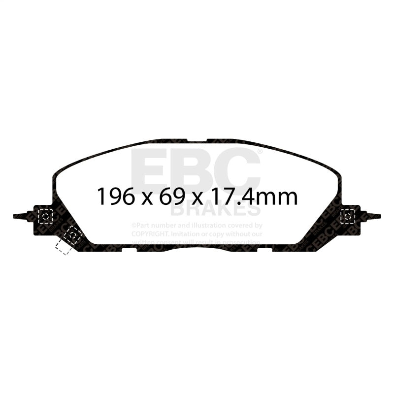Load image into Gallery viewer, Ebc DP43118R EBC Yellowstuff Brake Pad Sets
