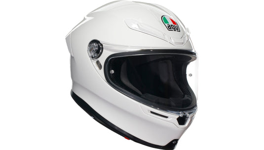Agv K6 S Solid Helmet (Medium, White)