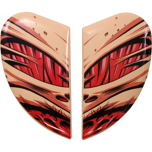 Icon Sideplates for Airframe Pro Helmets - Facelift Peach