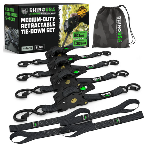 Rhino Usa TD-RSRE1X10-BLK-R RSA Straps