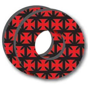 Factory Effex 08-67904 Moto Grip Donuts - Iron Cross