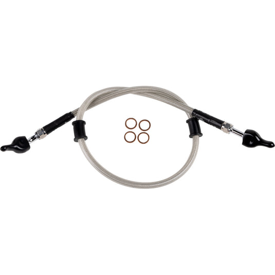 Moose Racing G06-2-004/P Stainless Steel Braided Brake Line