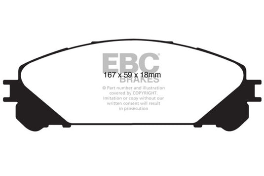 Ebc ED91837 EBC Extra Duty Brake Pad Sets