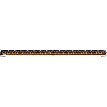 Heretic Studio 54007 6-Series Light Bar - 40in. (45in. x 2in. x 1.5in.) - Black Flood Light with Amber Lens