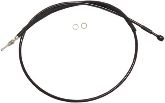 Magnum 41772 Alternative Length Black Pearl Braided Hydraulic Clutch Cable - 72in. - Stock Length