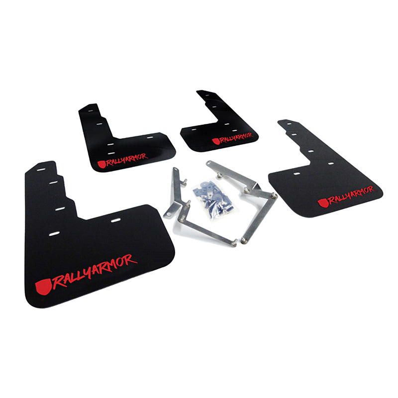 Load image into Gallery viewer, Rally Armor MF47-UR-BLK/RD-X RAL UR Blk Flap/Rd Logo
