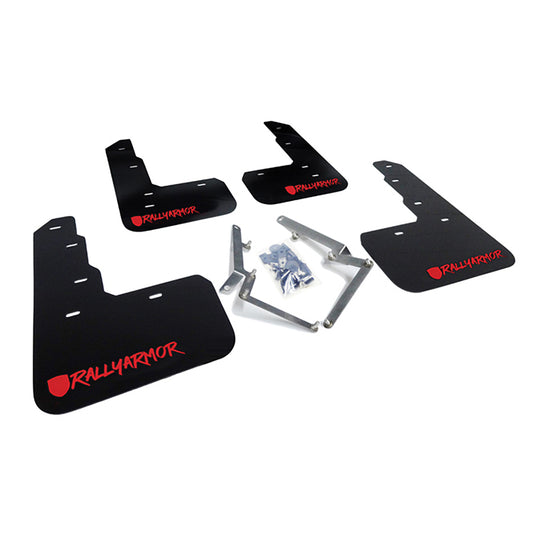 Rally Armor MF47-UR-BLK/RD-X RAL UR Blk Flap/Rd Logo