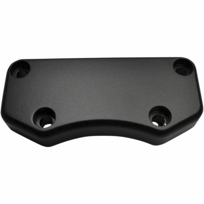 Drag Specialties 0602-0808 Buffalo Handlebar Clamp - Smooth - Flat Black