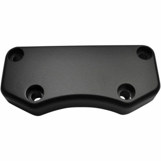 Drag Specialties 0602-0808 Buffalo Handlebar Clamp - Smooth - Flat Black