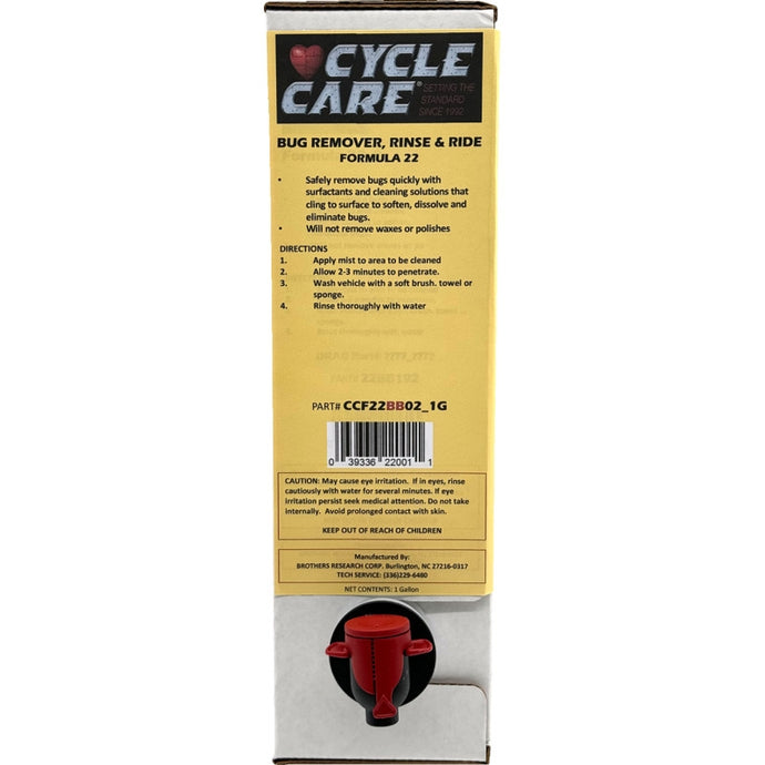 Cycle Care Formulas CCF22BB02_1G Formula 22 Spray, Rinse and Ride Cleaner - 1gal.