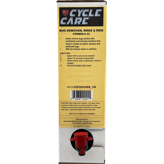 Cycle Care Formulas CCF22BB02_1G Formula 22 Spray, Rinse and Ride Cleaner - 1gal.