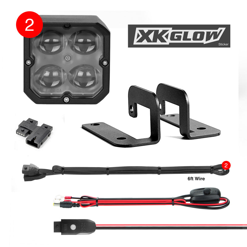 Load image into Gallery viewer, Xkglow XK065001-FO-KIT XKG Offroad Accent Lights
