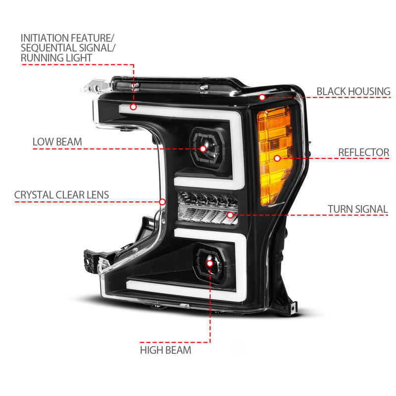 Load image into Gallery viewer, Anzo 111620X-L ANZ LED/Projector Headlights
